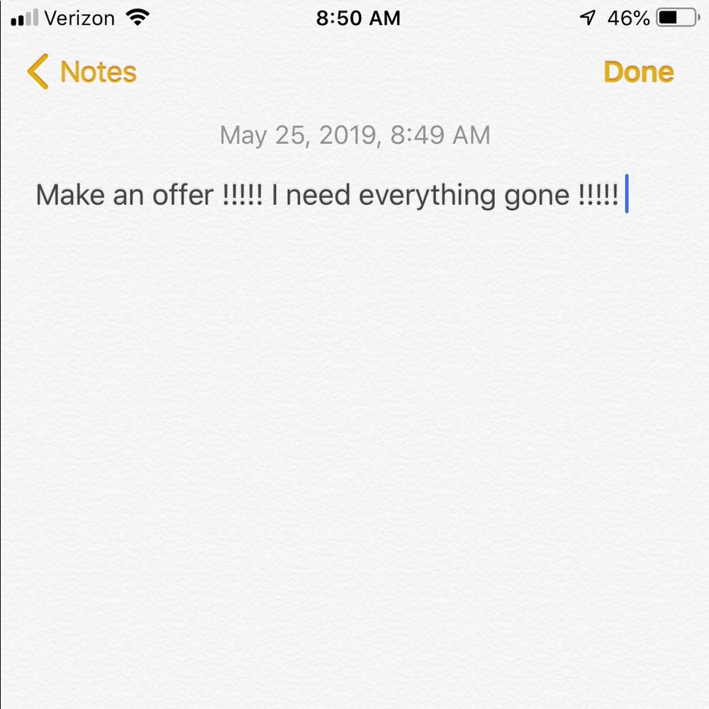 Make an offer !! Everything must go !!